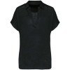 LADIES’ LINEN POLO SHIRT