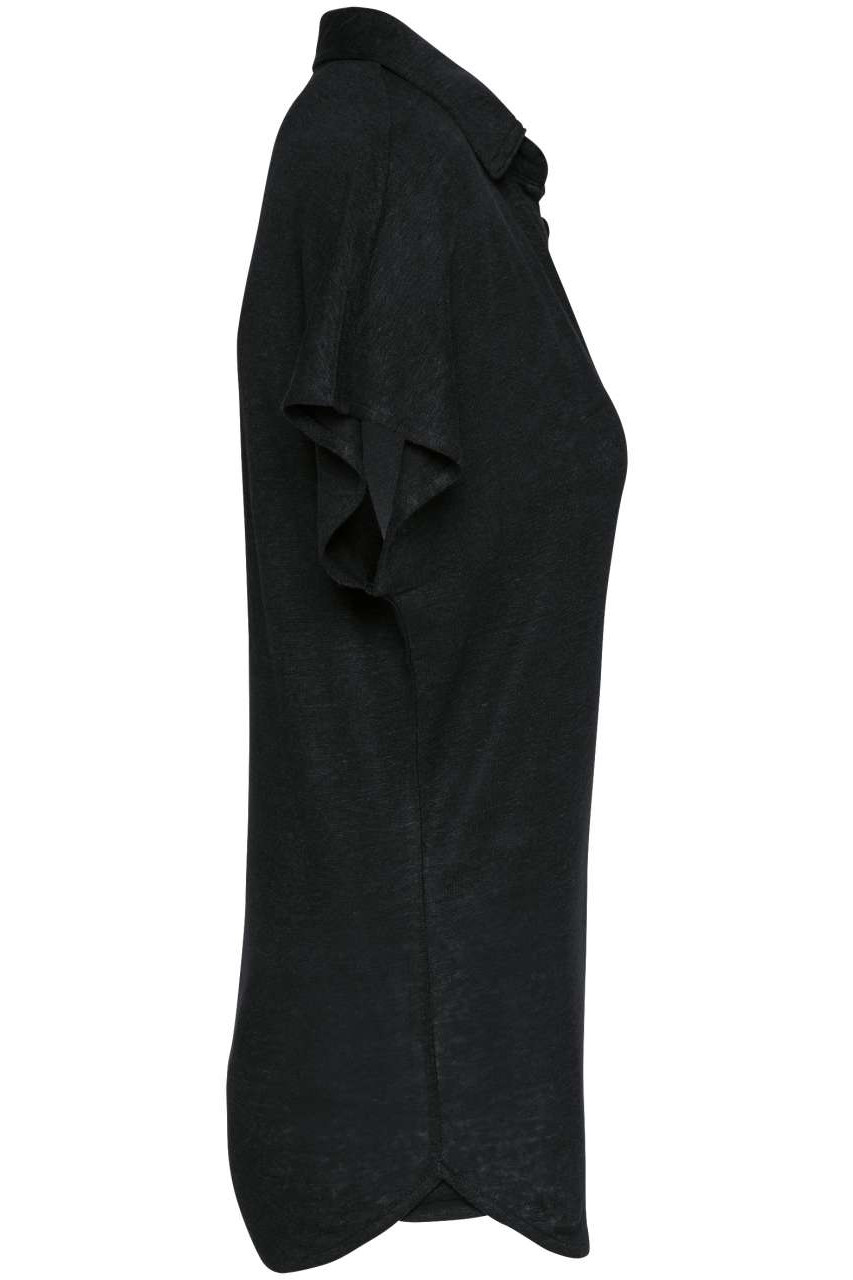 LADIES’ LINEN POLO SHIRT