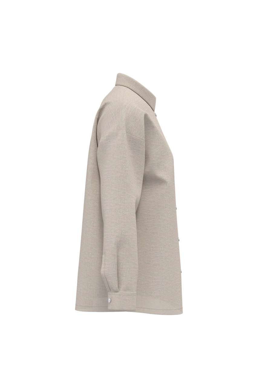LADIES' OVERSIZE LINEN SHIRT