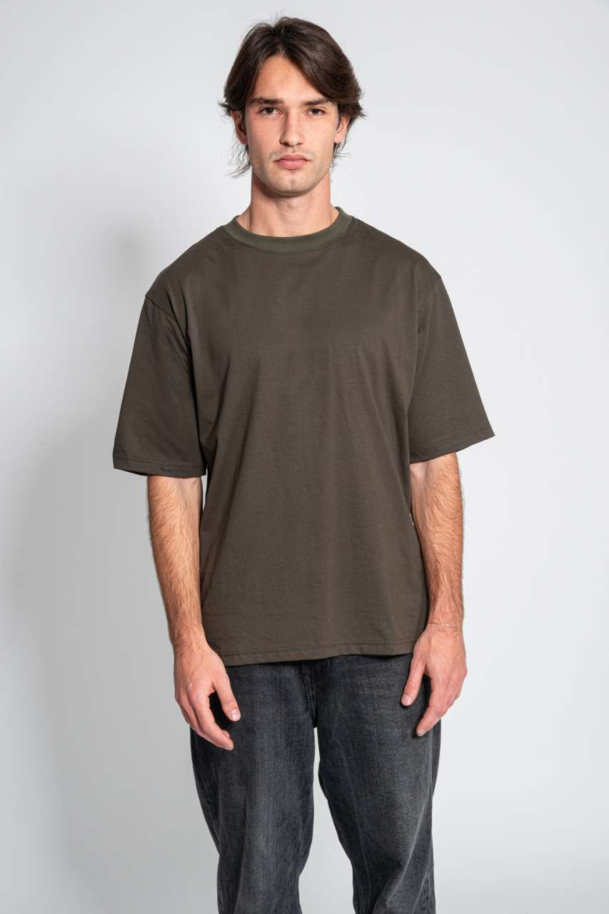 JERSEY PLUS - SHORT SLEEVE CREW NECK T SHIRT