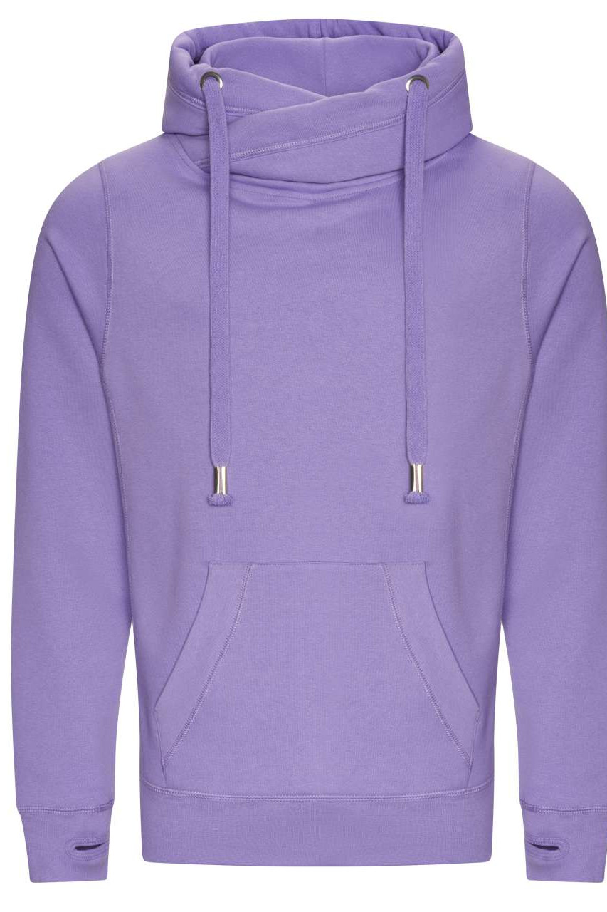 CROSS NECK HOODIE