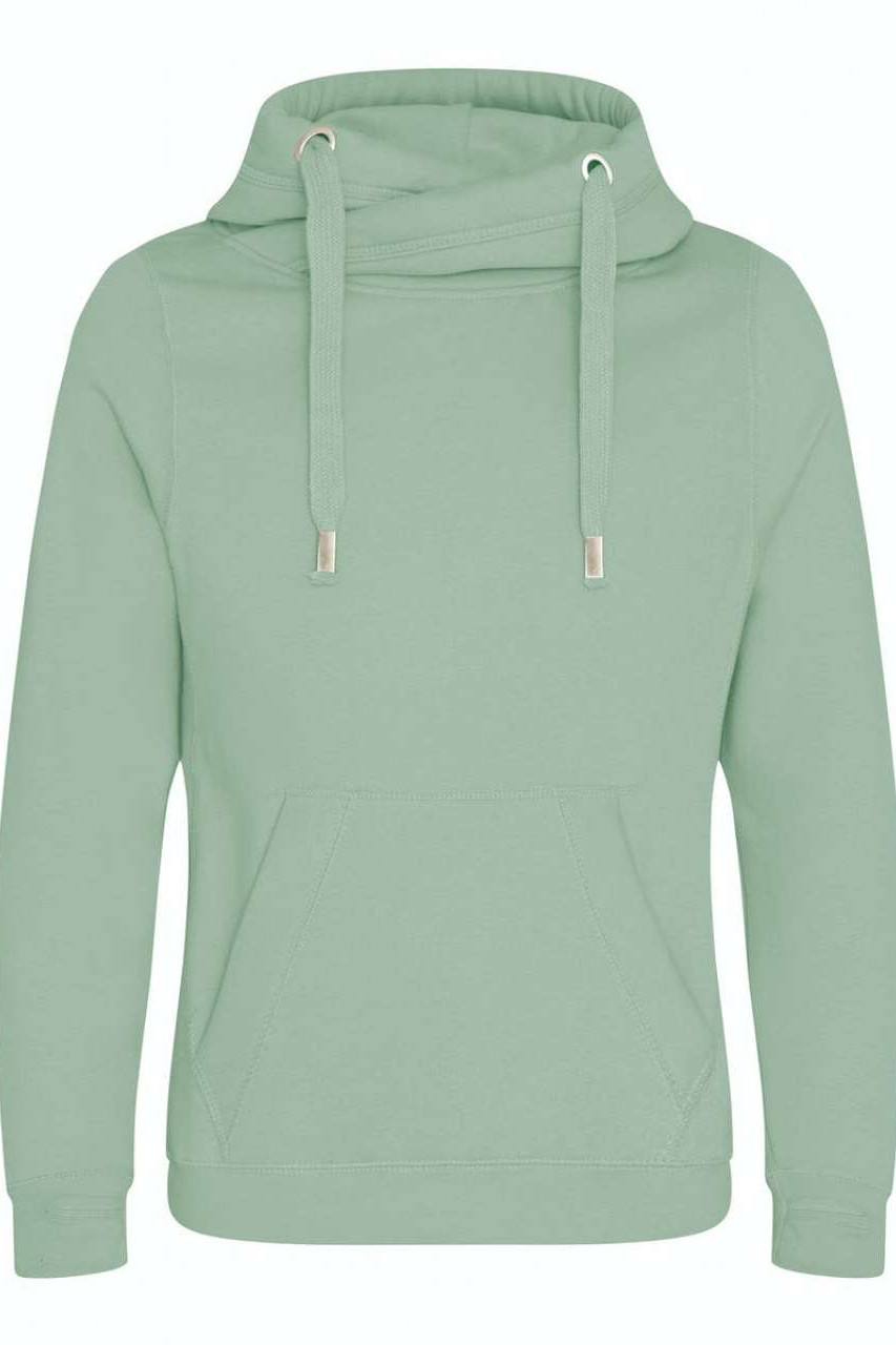 CROSS NECK HOODIE
