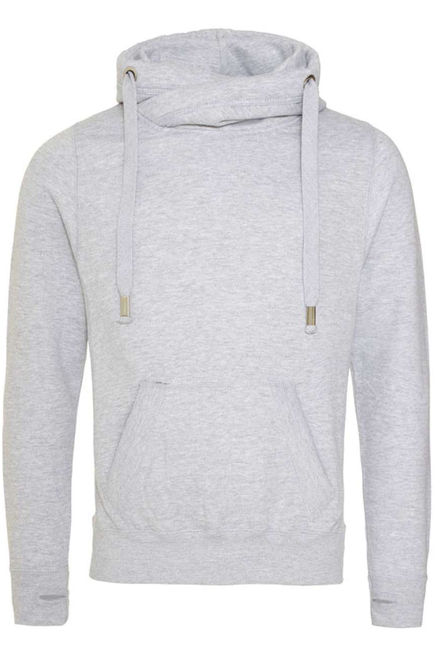 CROSS NECK HOODIE