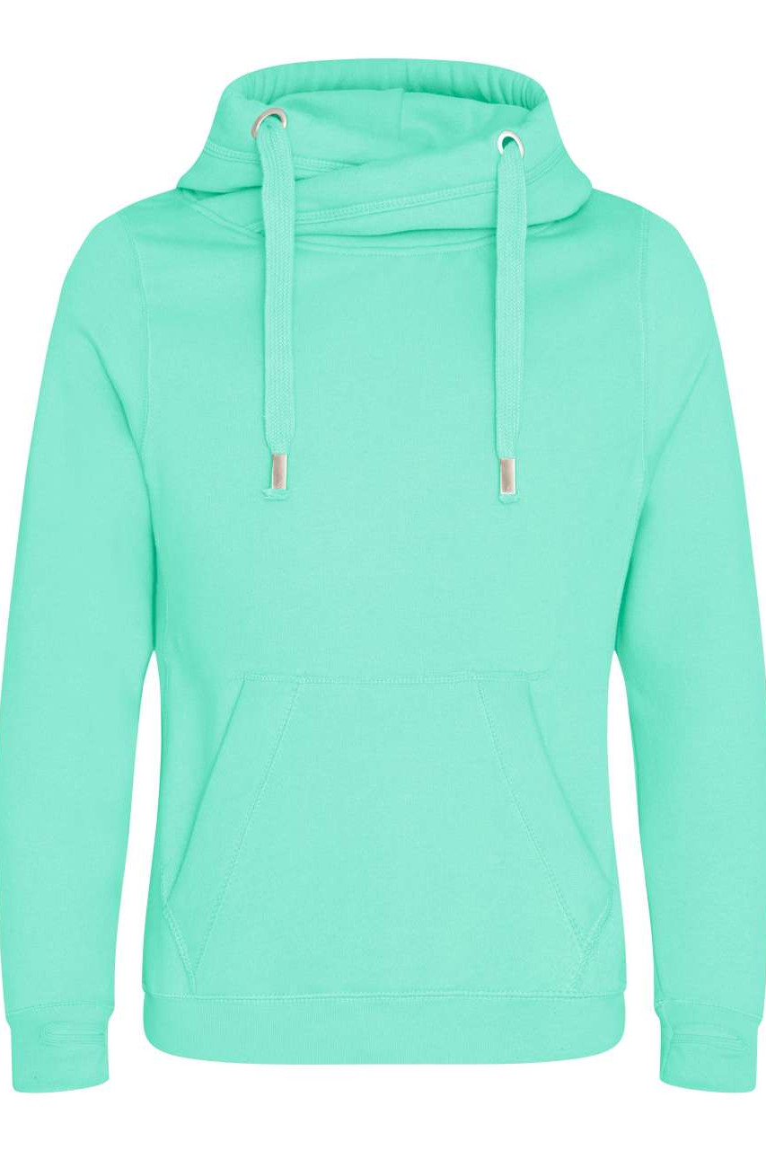 CROSS NECK HOODIE