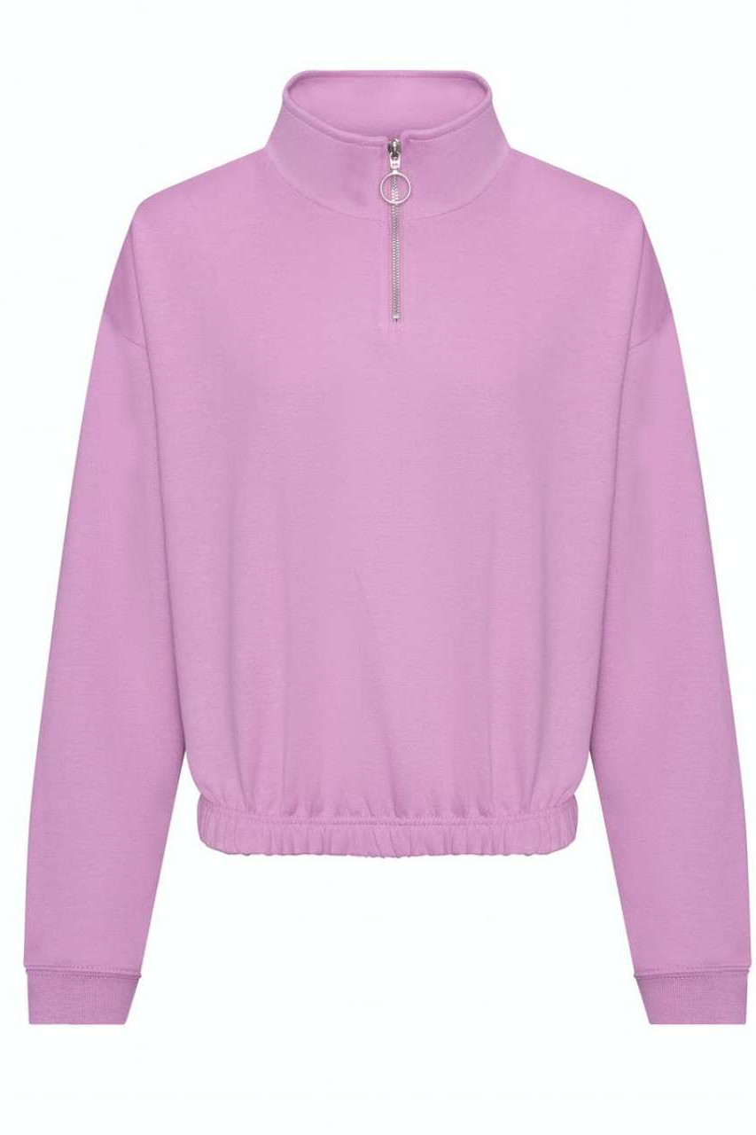 WOMEN'S CROPPED 1/4 ZIP SWEAT