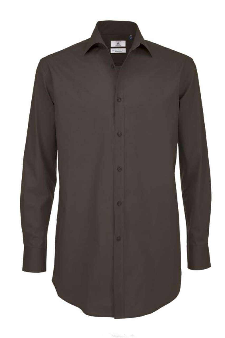 B&C BLACK TIE LSL /MEN