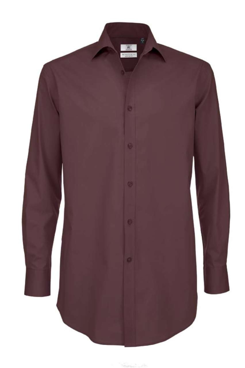 B&C BLACK TIE LSL /MEN