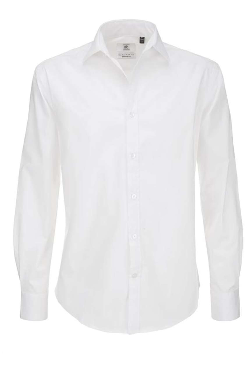 B&C BLACK TIE LSL /MEN