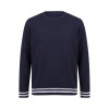 SWEAT WITH STRIPE CUFFS