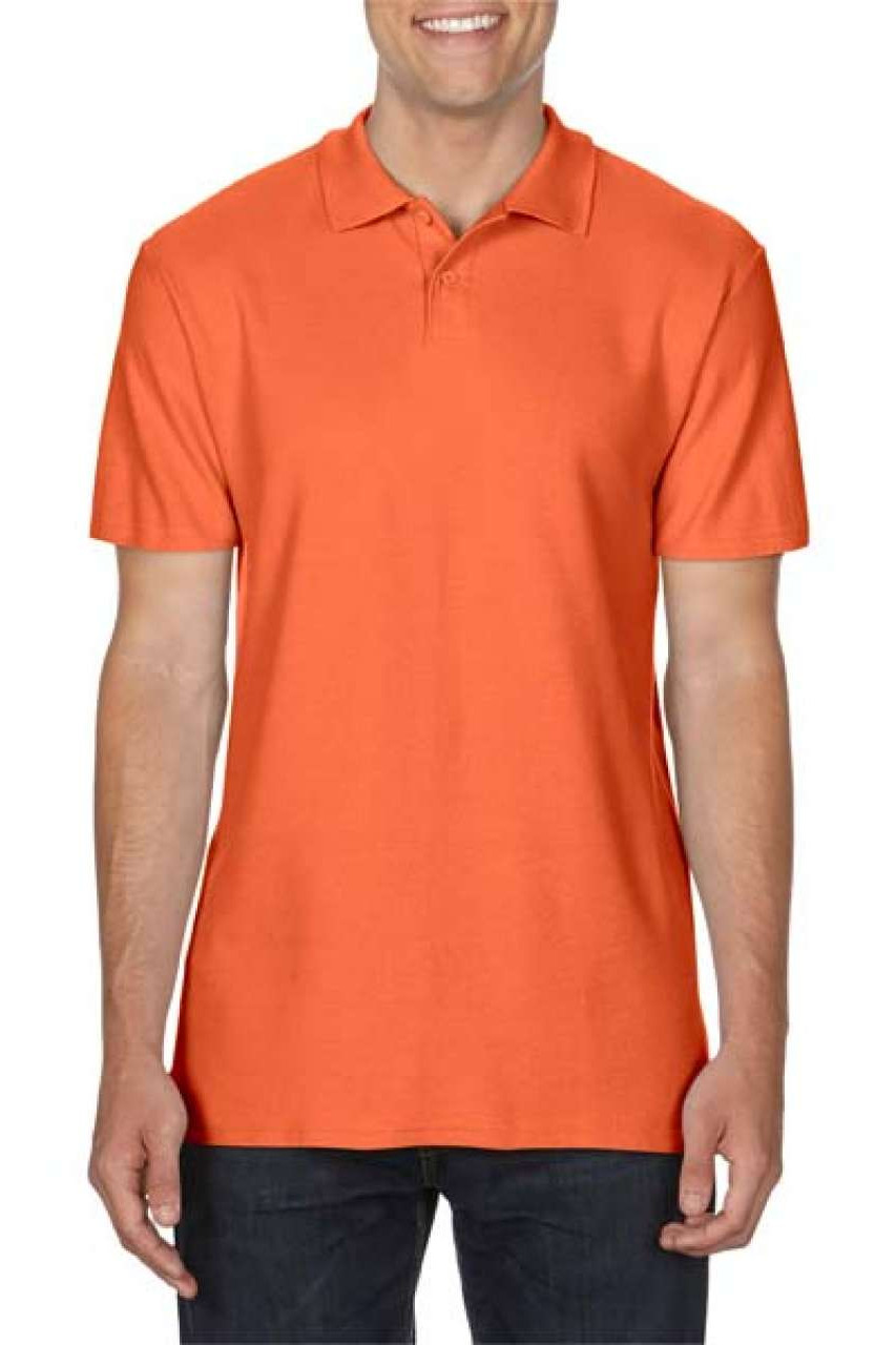 SOFTSTYLE® ADULT DOUBLE PIQUÉ POLO