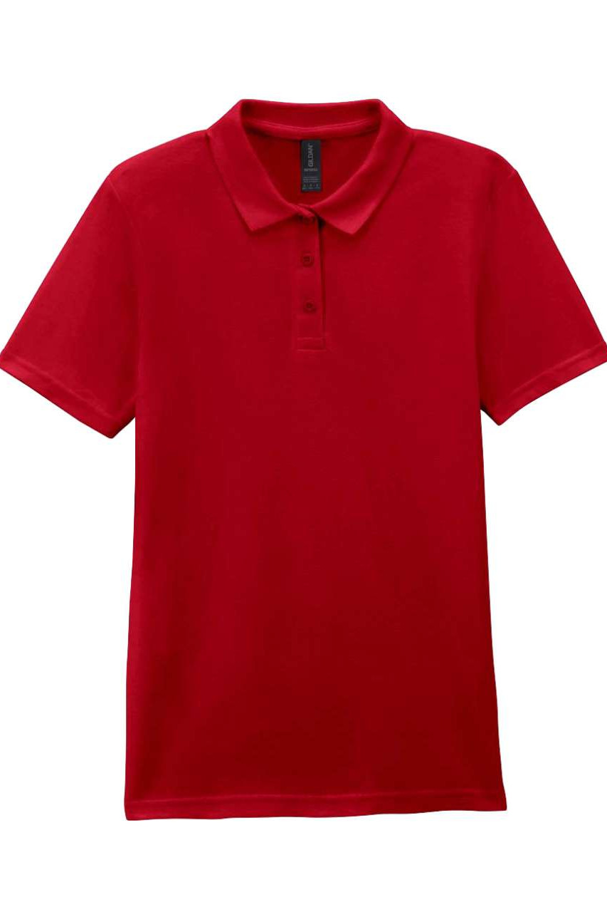 SOFTSTYLE™ LADIES' DOUBLE PIQUÉ POLO