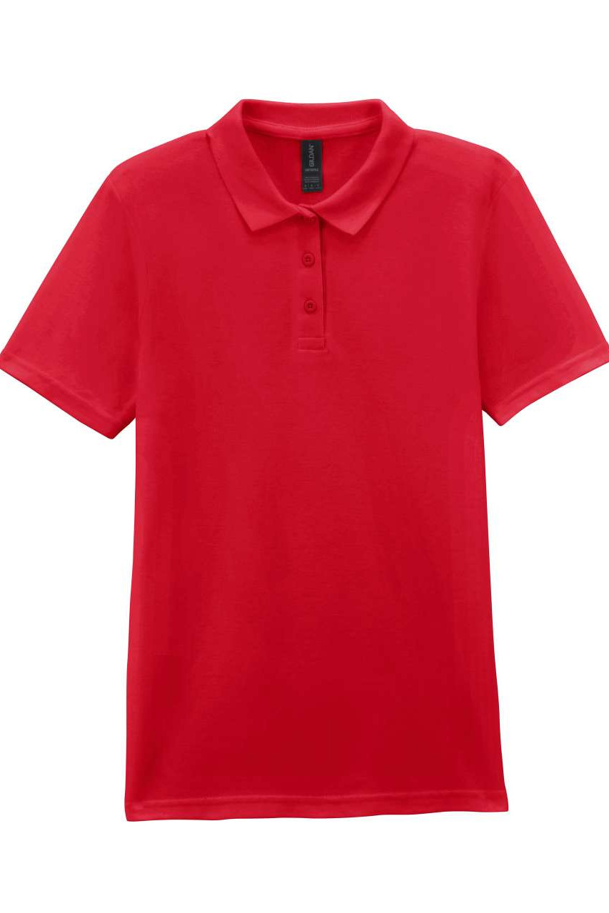 SOFTSTYLE™ LADIES' DOUBLE PIQUÉ POLO