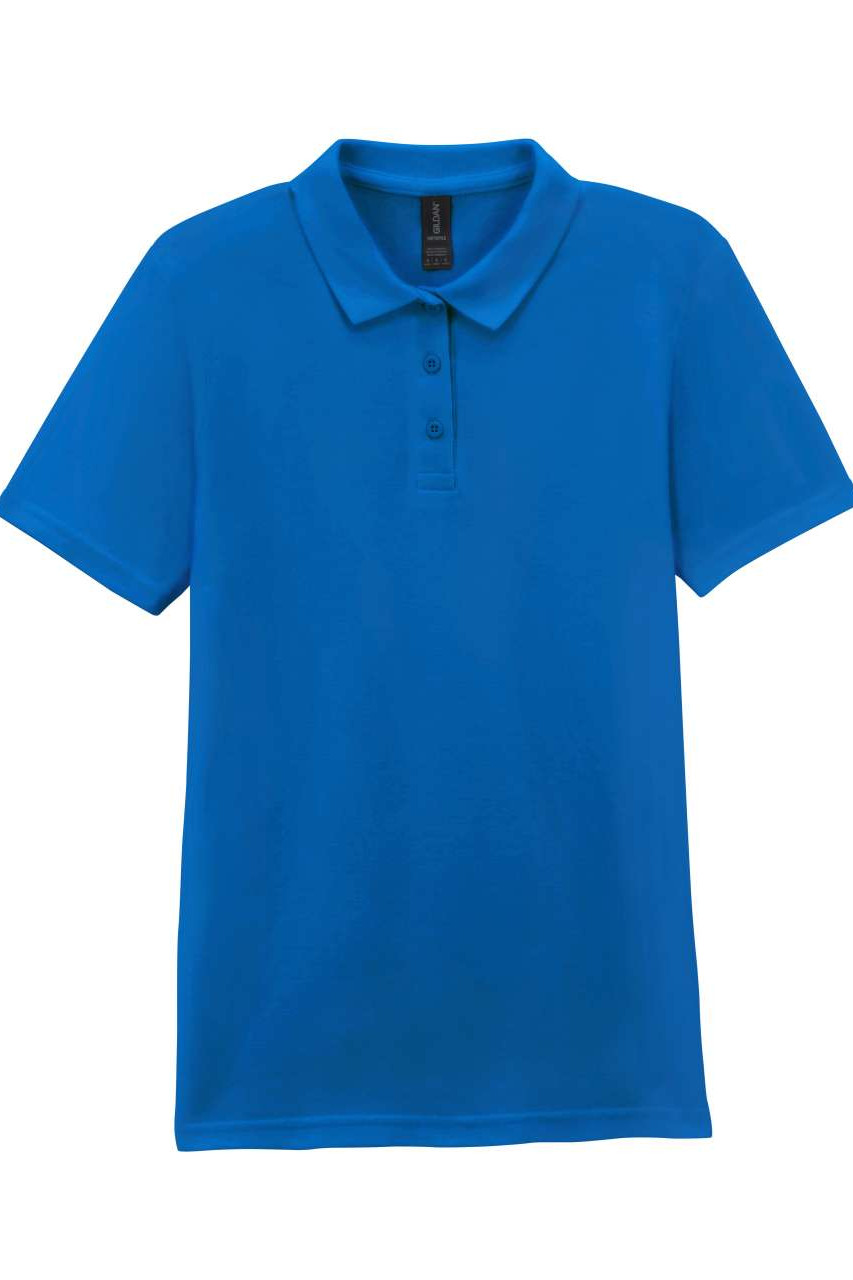 SOFTSTYLE™ LADIES' DOUBLE PIQUÉ POLO