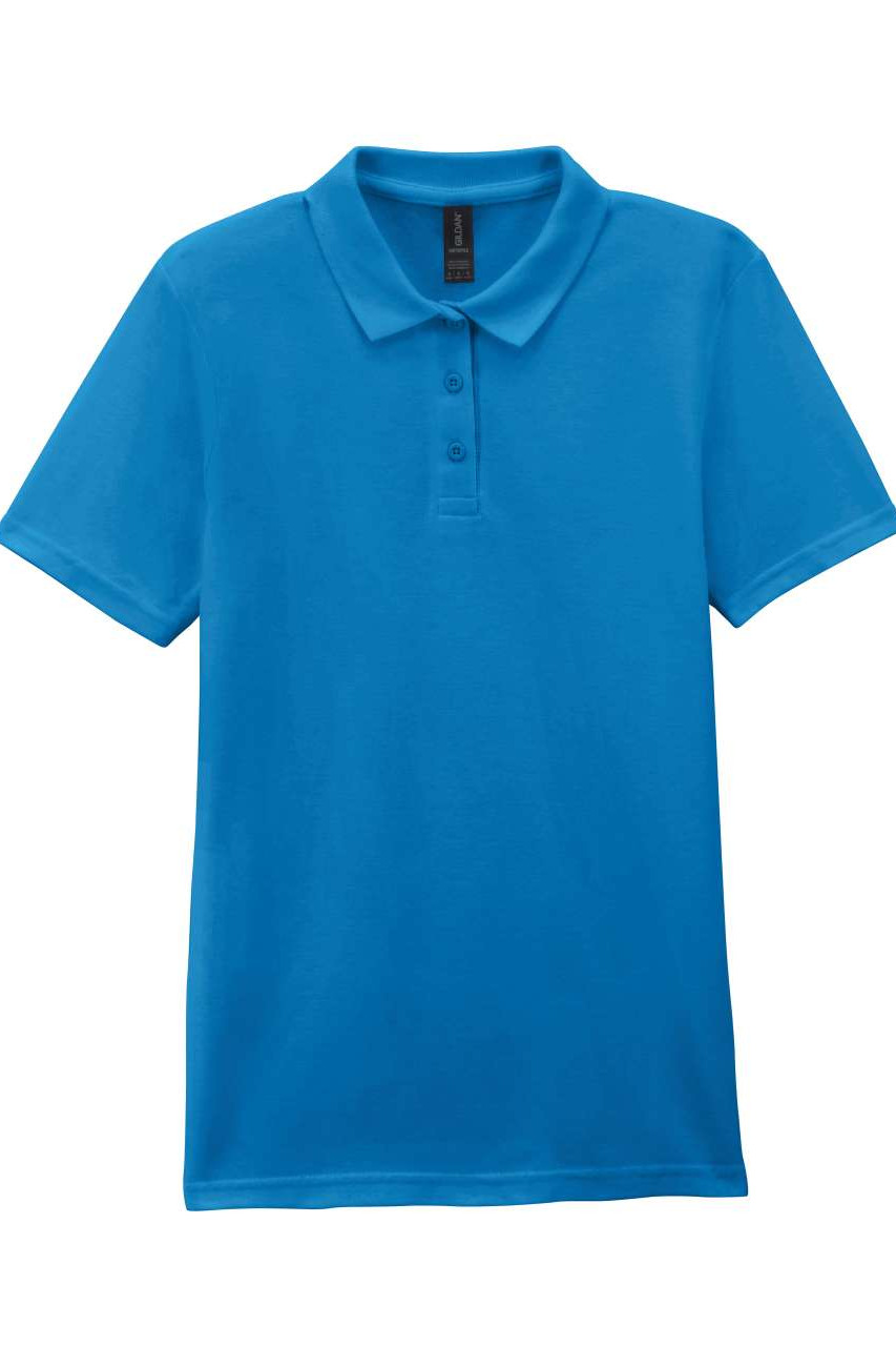 SOFTSTYLE™ LADIES' DOUBLE PIQUÉ POLO