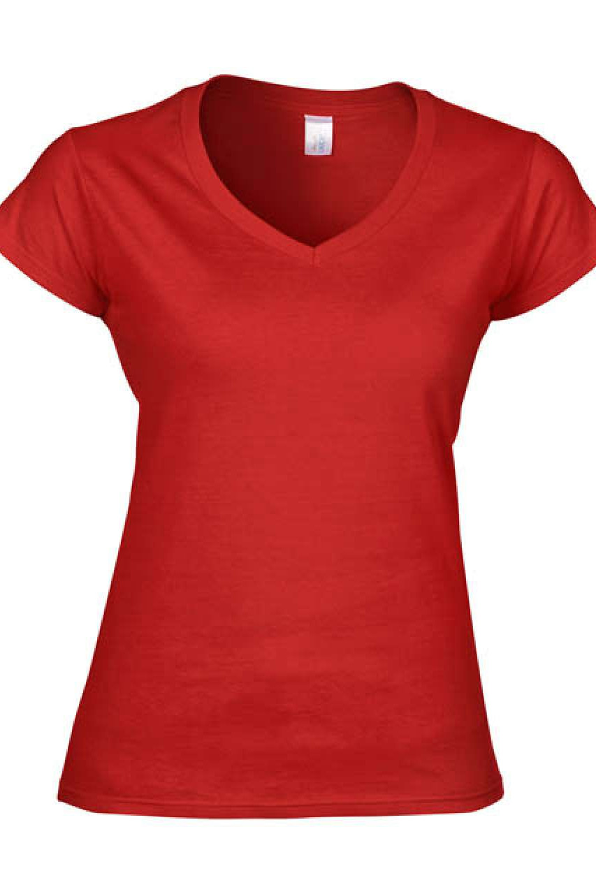 SOFTSTYLE® LADIES' V-NECK T-SHIRT