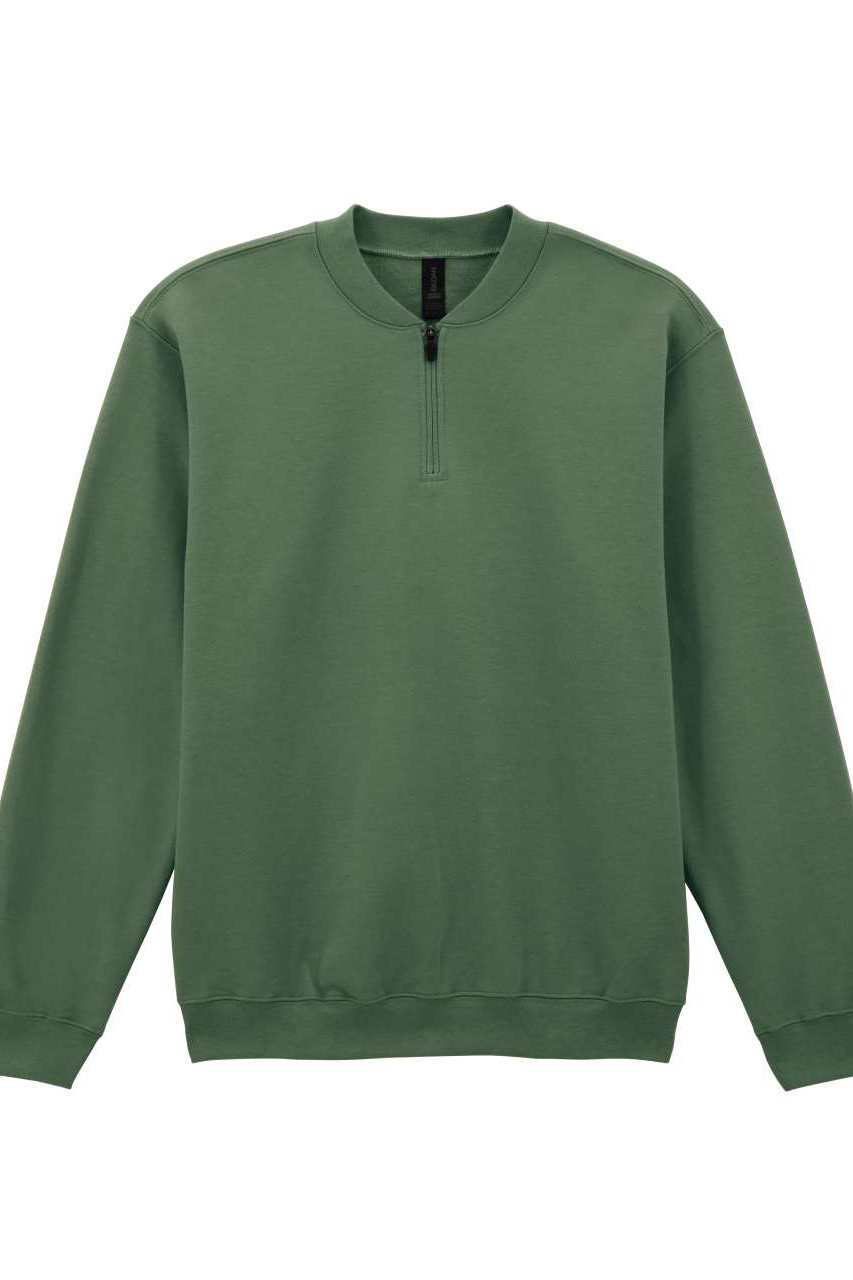 SOFTSTYLE MIDWEIGHT ADULT FLEECE 1/4 ZIP SWEATSHIRT