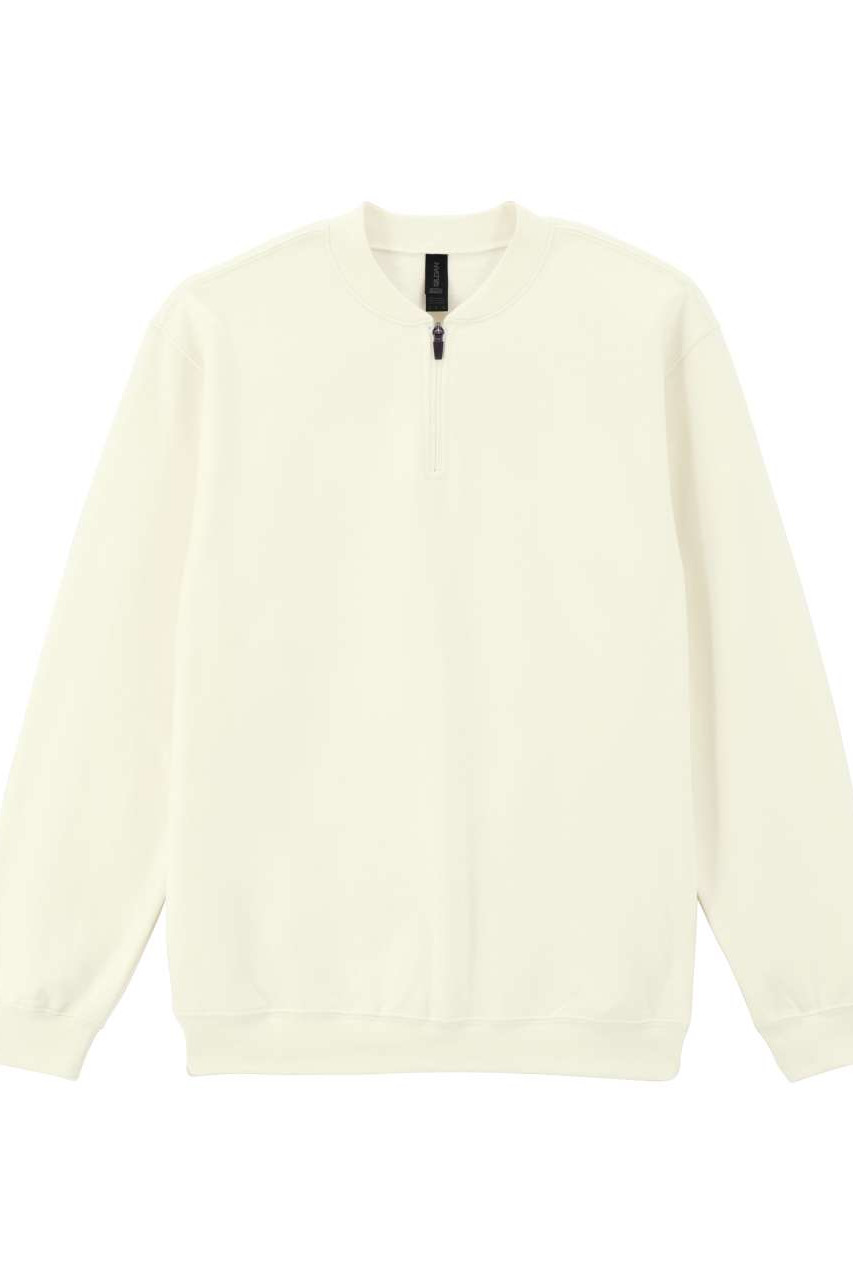 SOFTSTYLE MIDWEIGHT ADULT FLEECE 1/4 ZIP SWEATSHIRT