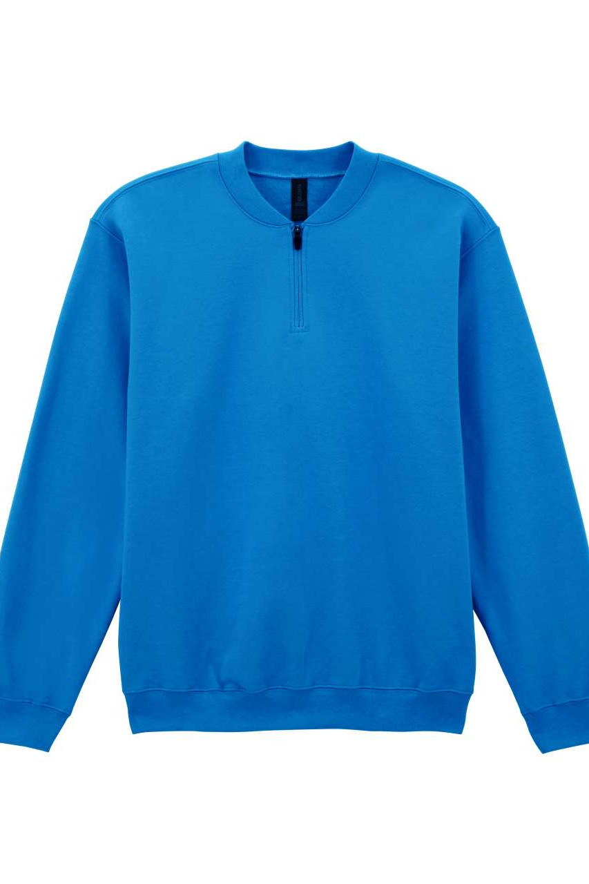 SOFTSTYLE MIDWEIGHT ADULT FLEECE 1/4 ZIP SWEATSHIRT