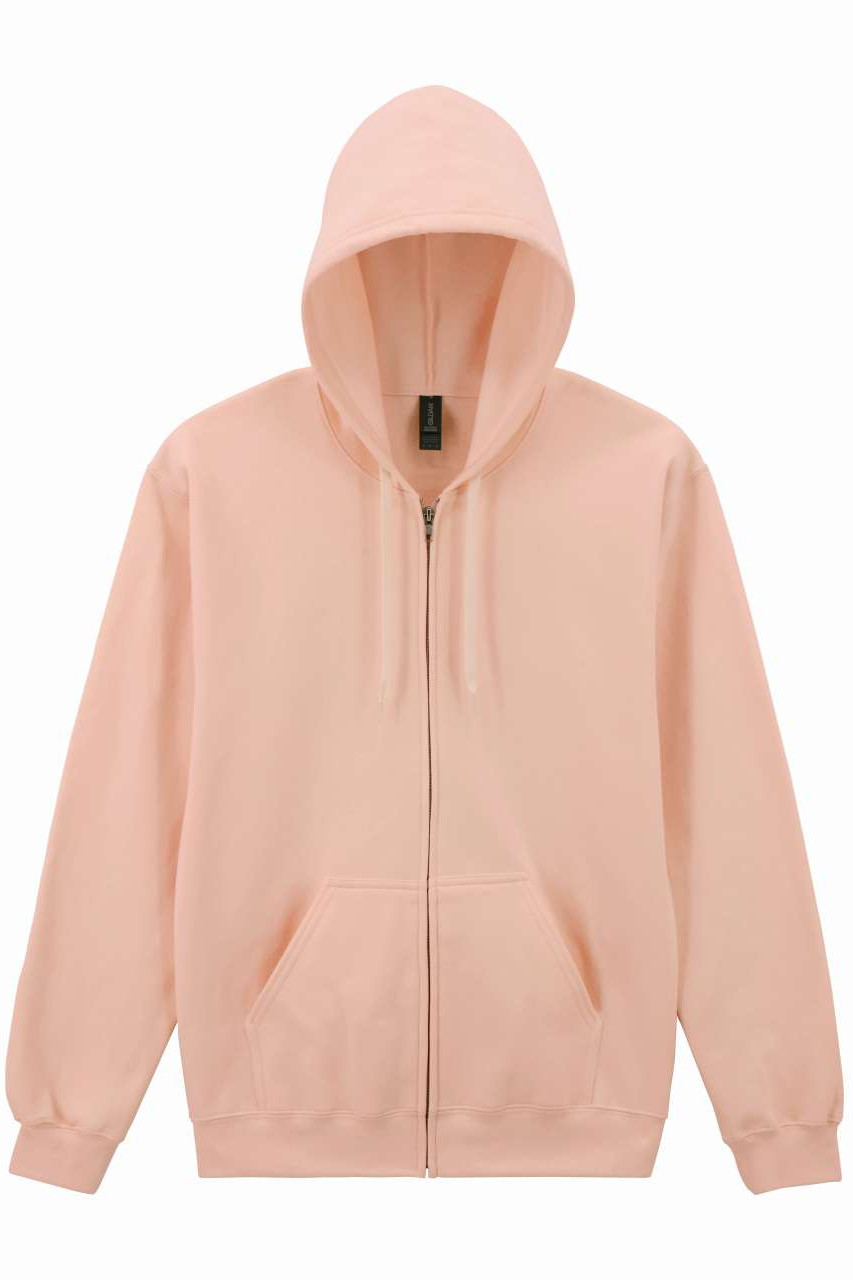 SOFTSTYLE® MIDWEIGHT FLEECE ADULT FULL ZIP HOODED SWEATSHIRT