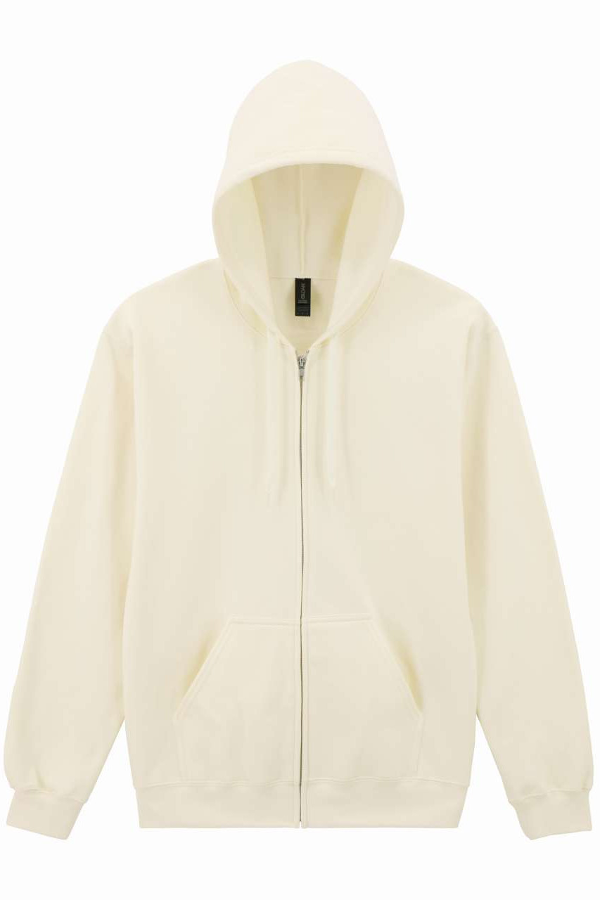 SOFTSTYLE® MIDWEIGHT FLEECE ADULT FULL ZIP HOODED SWEATSHIRT