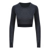 WOMEN'S LONG SLEEVE CROP T