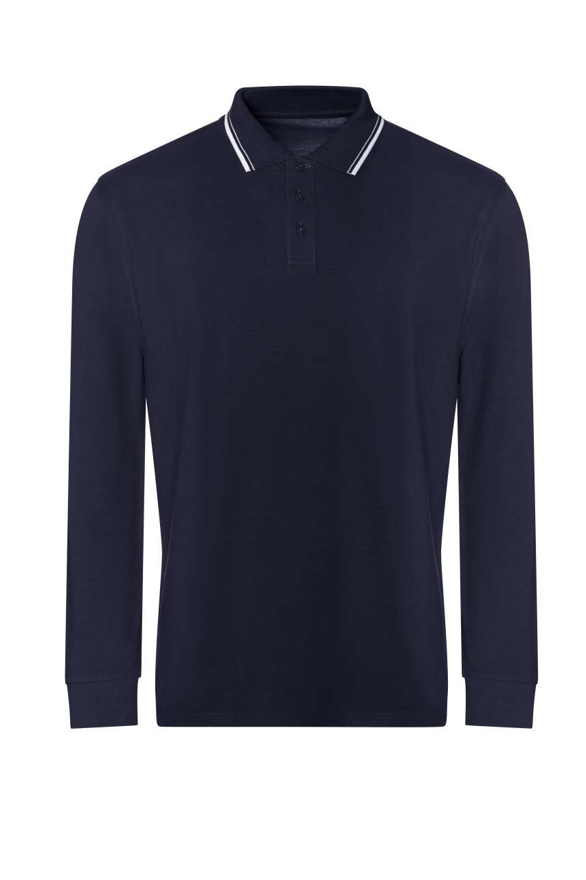 LONG SLEEVE TIPPED 100 POLO