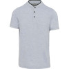 MEN'S SHORT SLEEVE POLO SHIRT WITH MANDARIN COLLAR