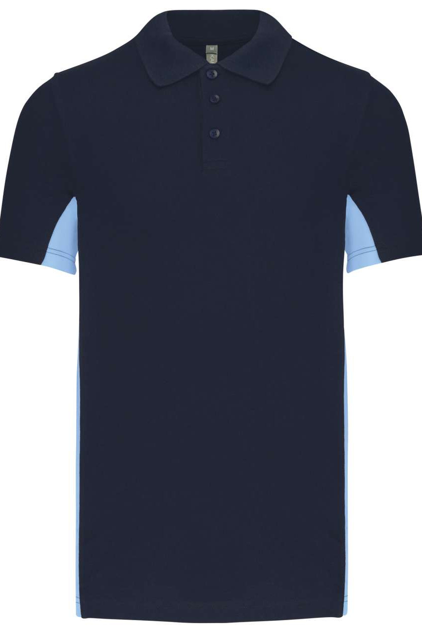 FLAG - SHORT-SLEEVED TWO-TONE POLO SHIRT