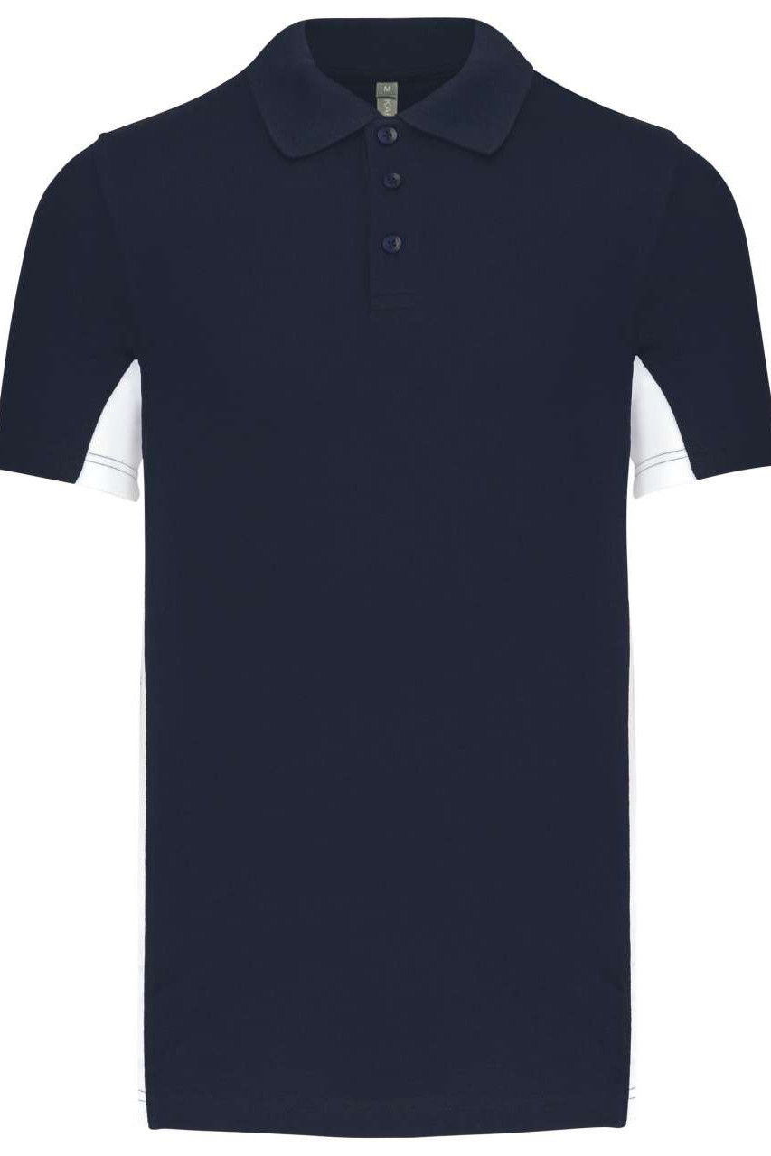 FLAG - SHORT-SLEEVED TWO-TONE POLO SHIRT
