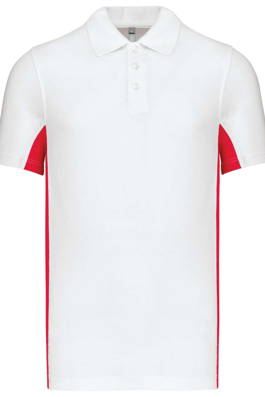 FLAG - SHORT-SLEEVED TWO-TONE POLO SHIRT