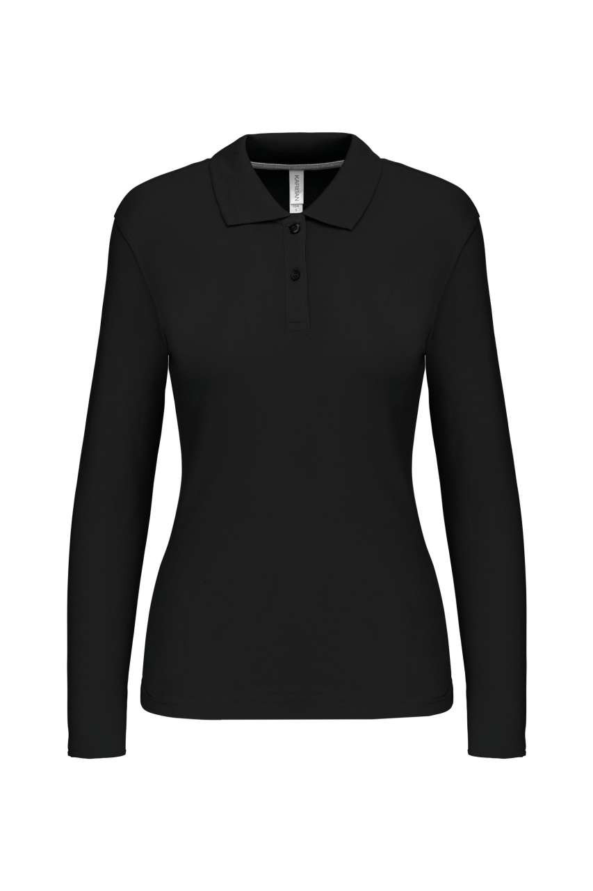 LADIES' LONG-SLEEVED POLO SHIRT