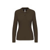 LADIES' LONG-SLEEVED POLO SHIRT