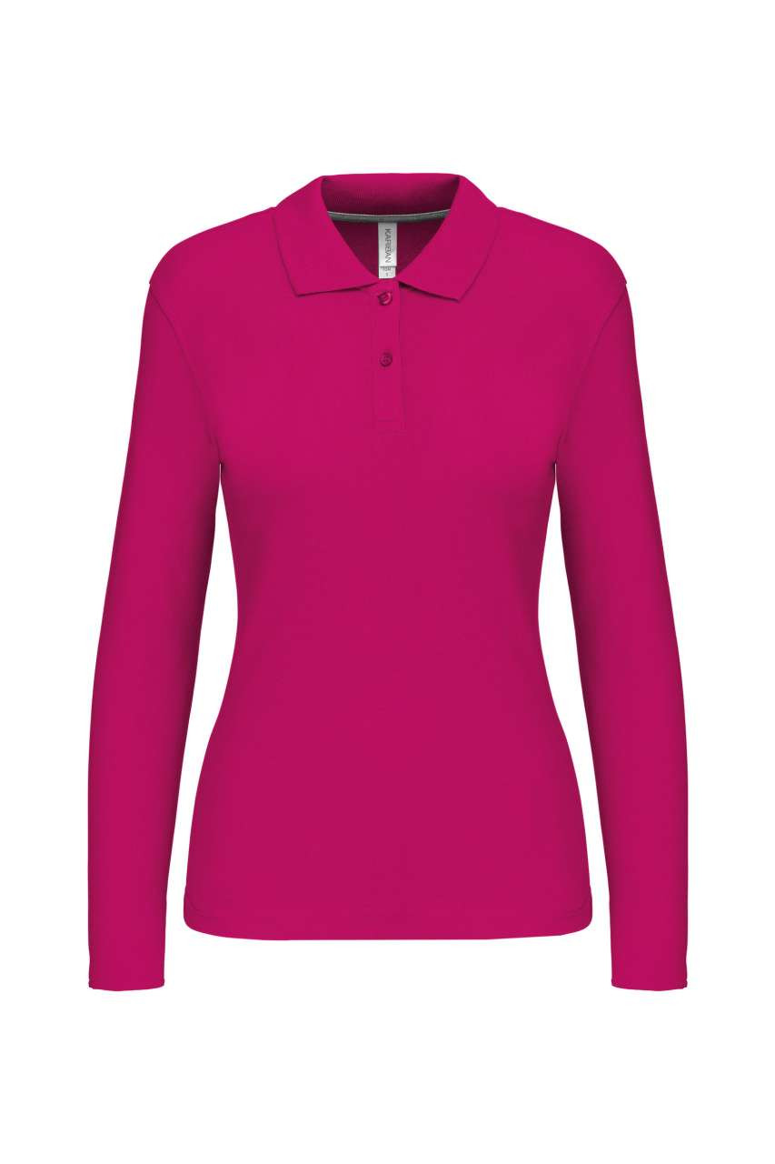 LADIES' LONG-SLEEVED POLO SHIRT