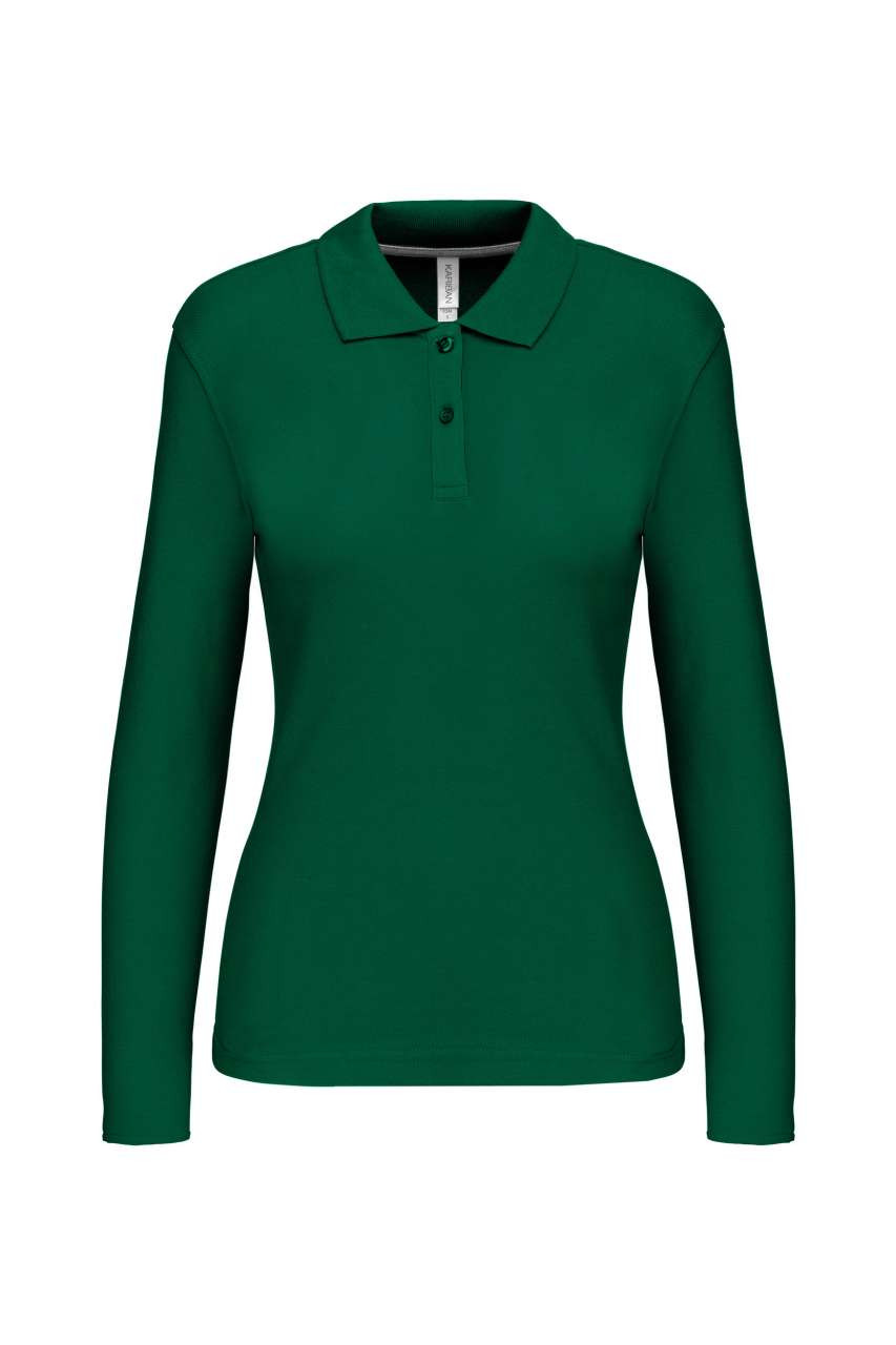 LADIES' LONG-SLEEVED POLO SHIRT