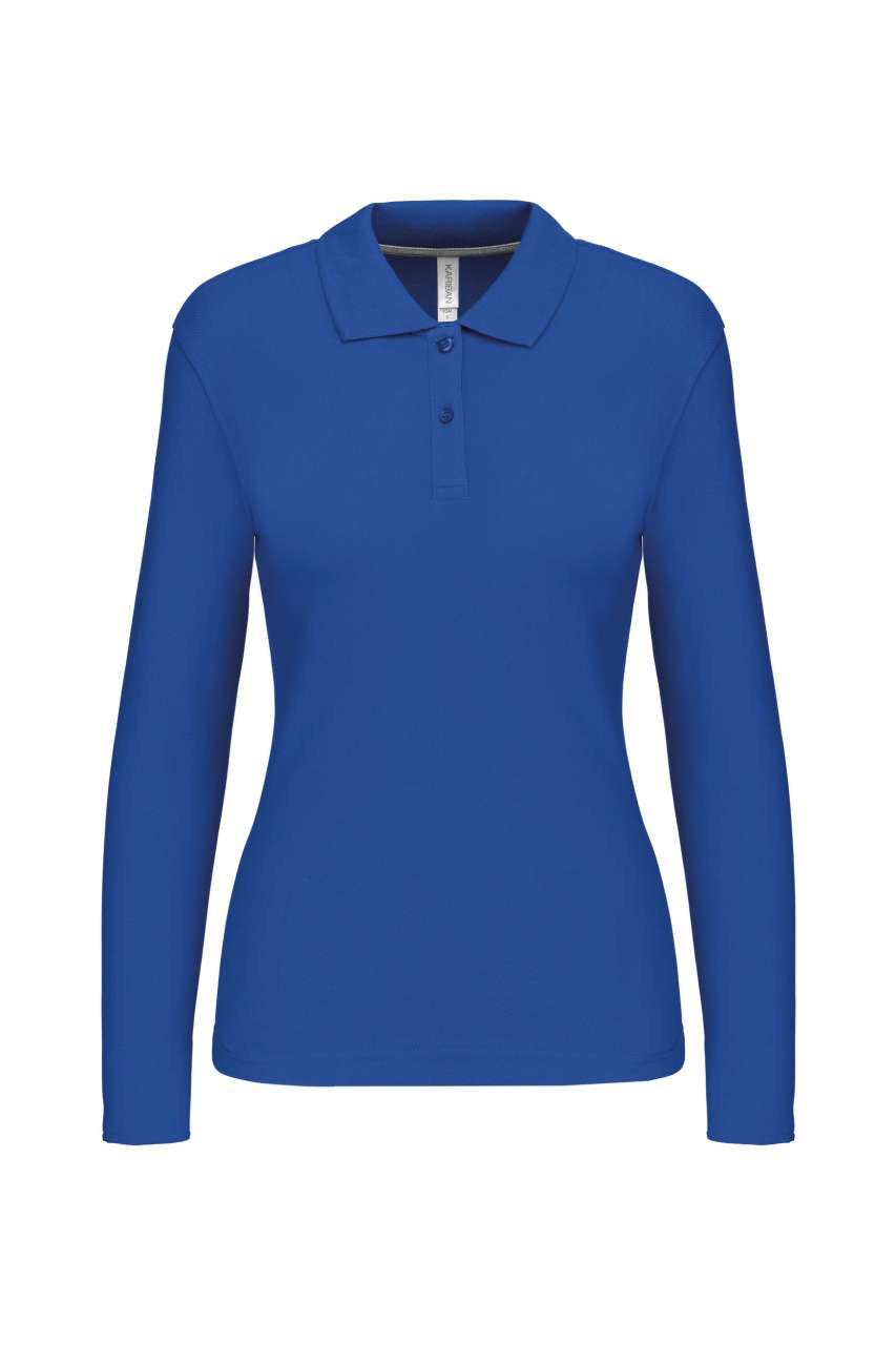 LADIES' LONG-SLEEVED POLO SHIRT