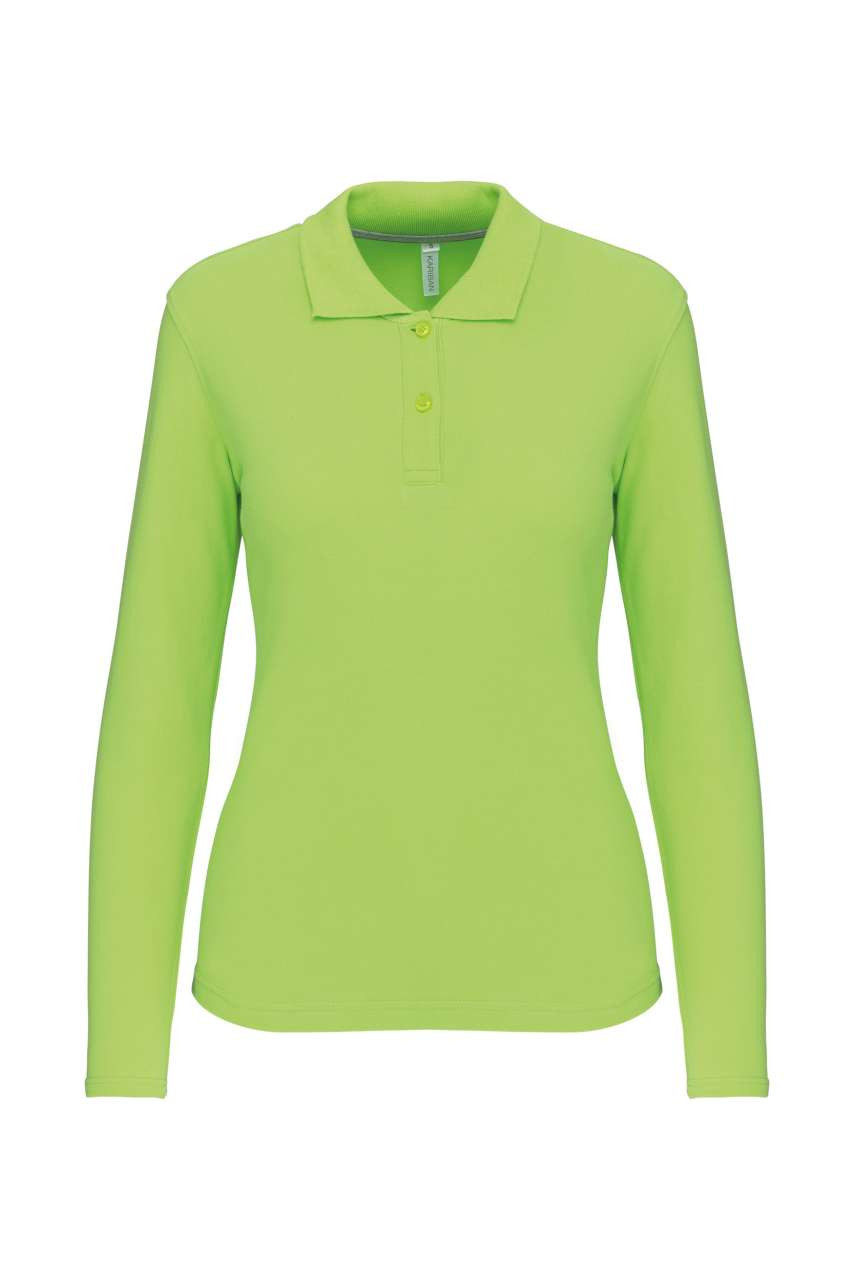 LADIES' LONG-SLEEVED POLO SHIRT