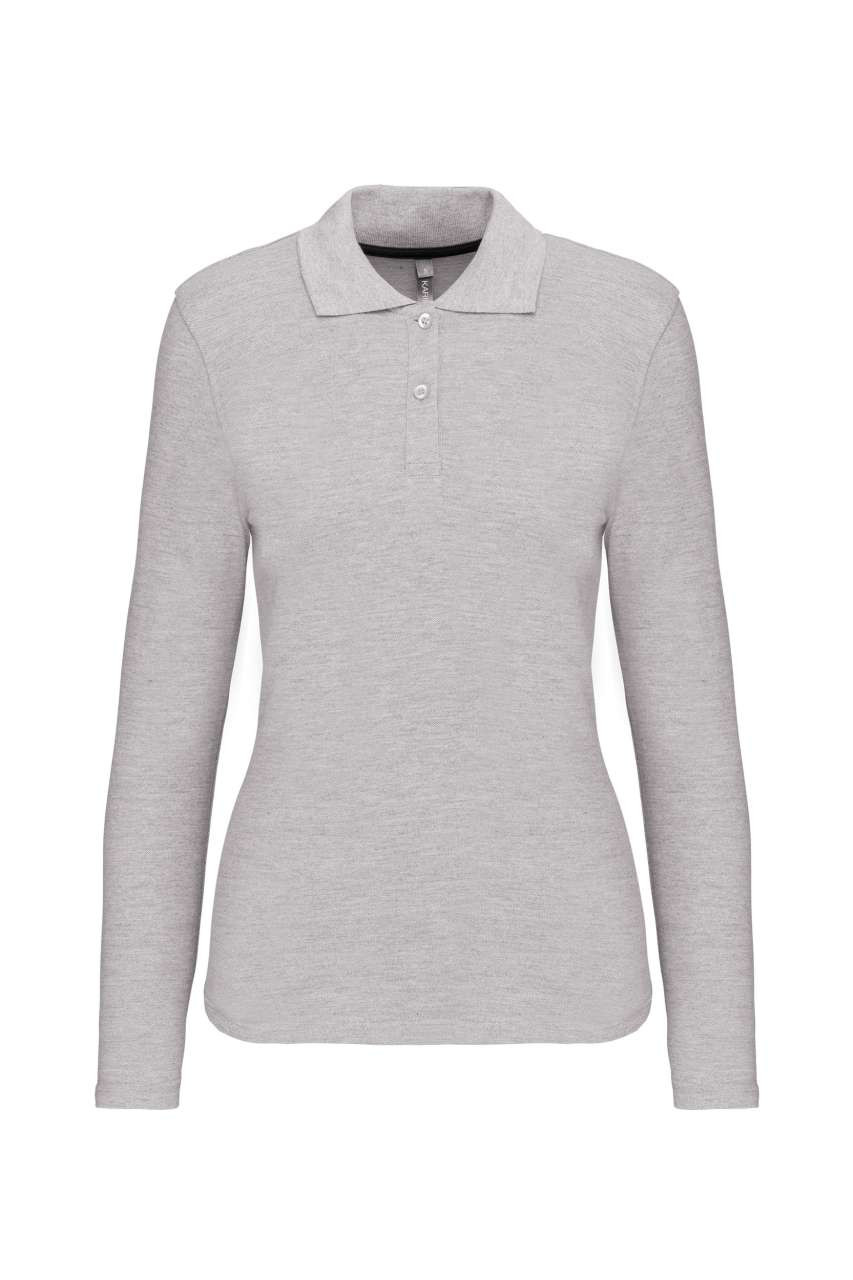 LADIES' LONG-SLEEVED POLO SHIRT
