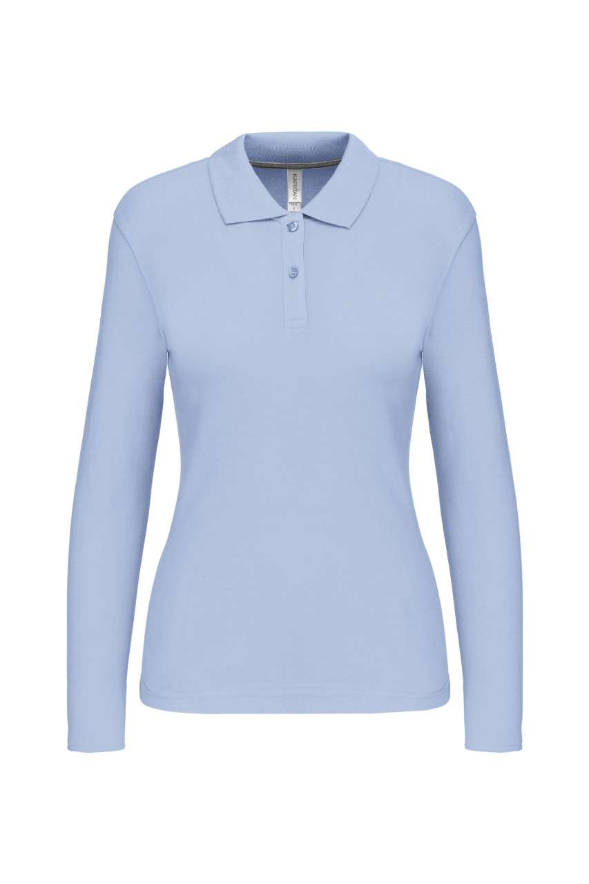 LADIES' LONG-SLEEVED POLO SHIRT