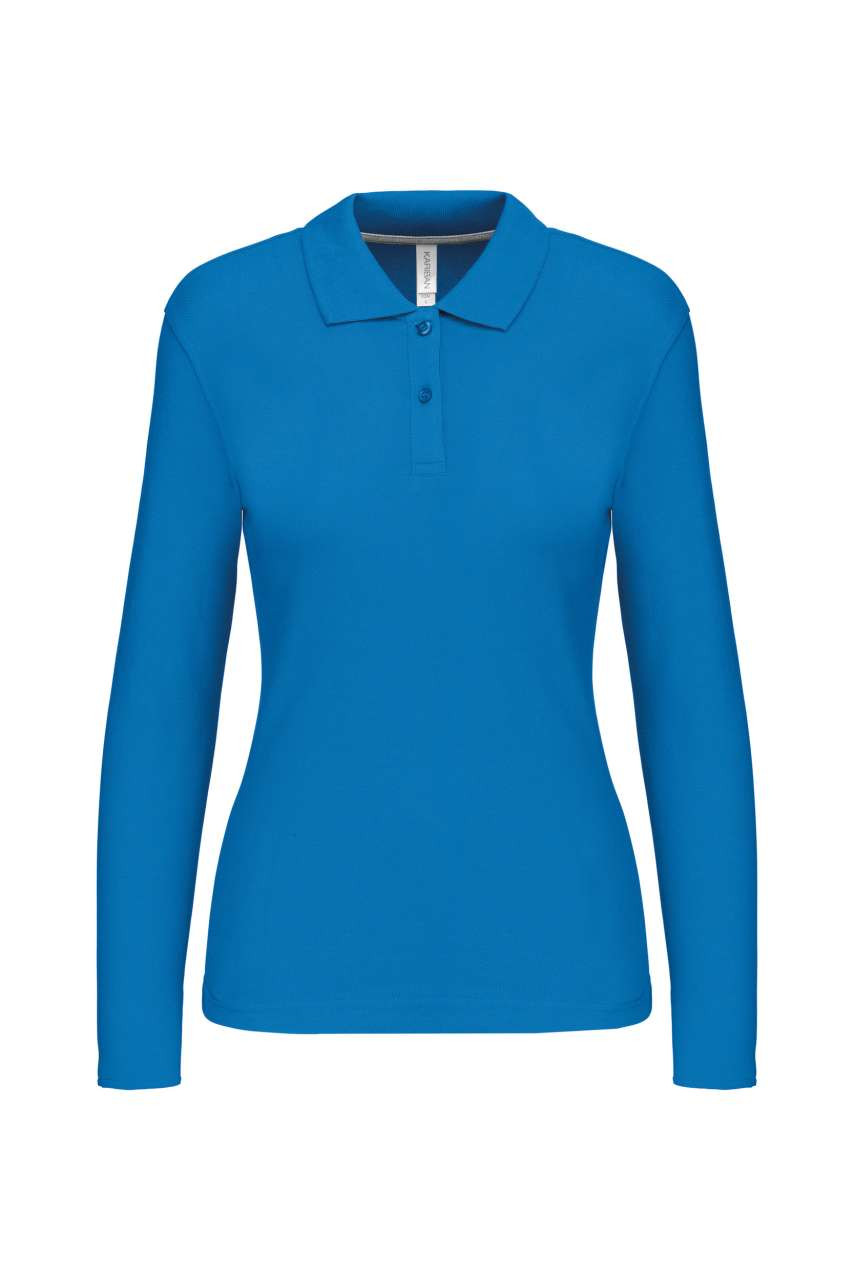 LADIES' LONG-SLEEVED POLO SHIRT