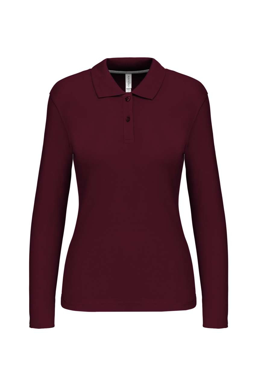 LADIES' LONG-SLEEVED POLO SHIRT
