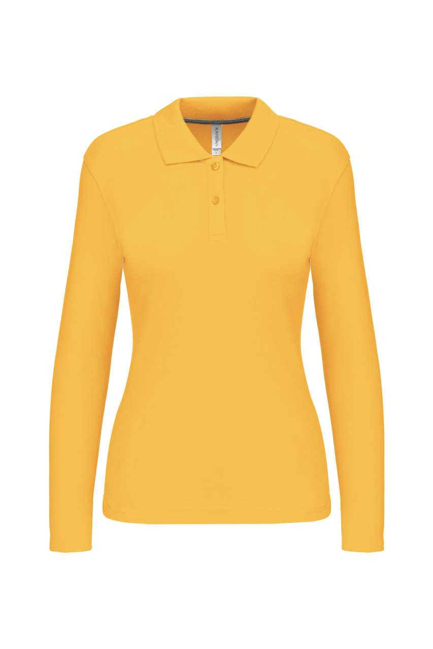 LADIES' LONG-SLEEVED POLO SHIRT