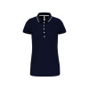 LADIES' SHORT-SLEEVED PIQUÉ KNIT POLO SHIRT