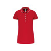 LADIES' SHORT-SLEEVED PIQUÉ KNIT POLO SHIRT