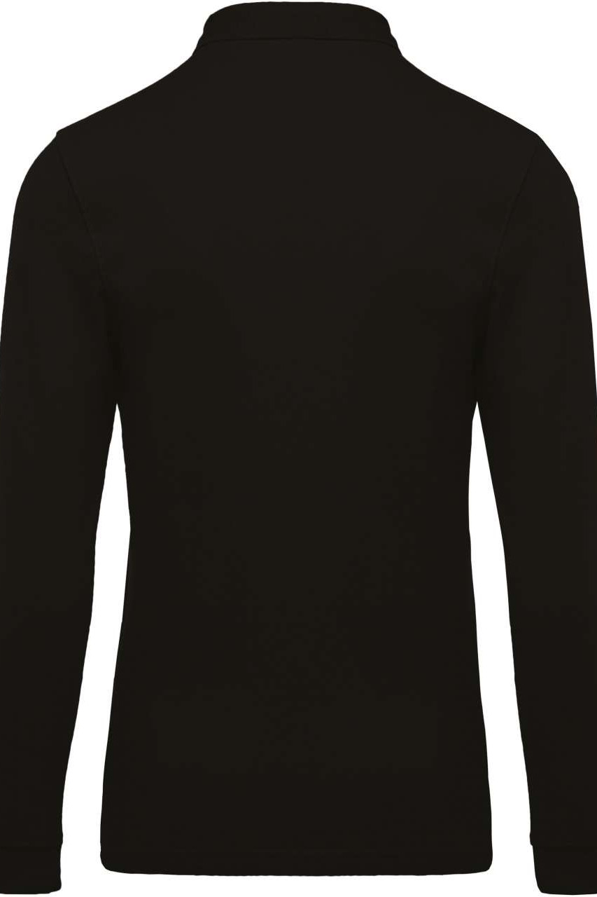 MEN'S LONG-SLEEVED PIQUÉ POLO SHIRT