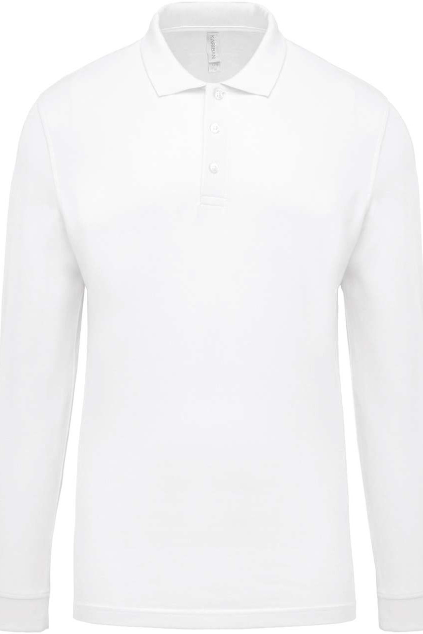 MEN'S LONG-SLEEVED PIQUÉ POLO SHIRT