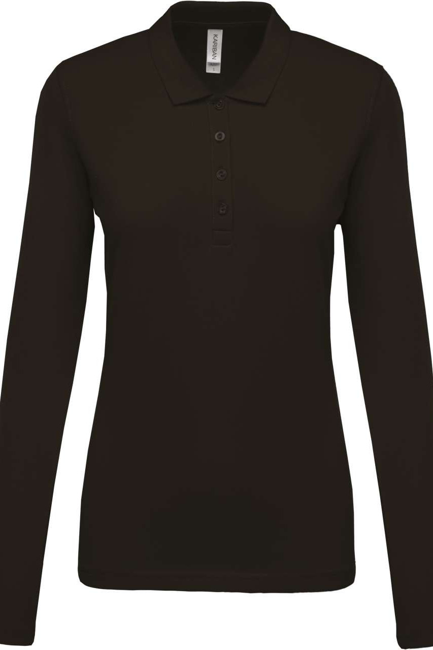 LADIES’ LONG-SLEEVED PIQUÉ POLO SHIRT