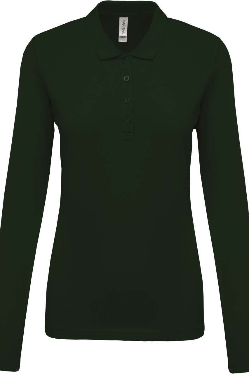 LADIES’ LONG-SLEEVED PIQUÉ POLO SHIRT