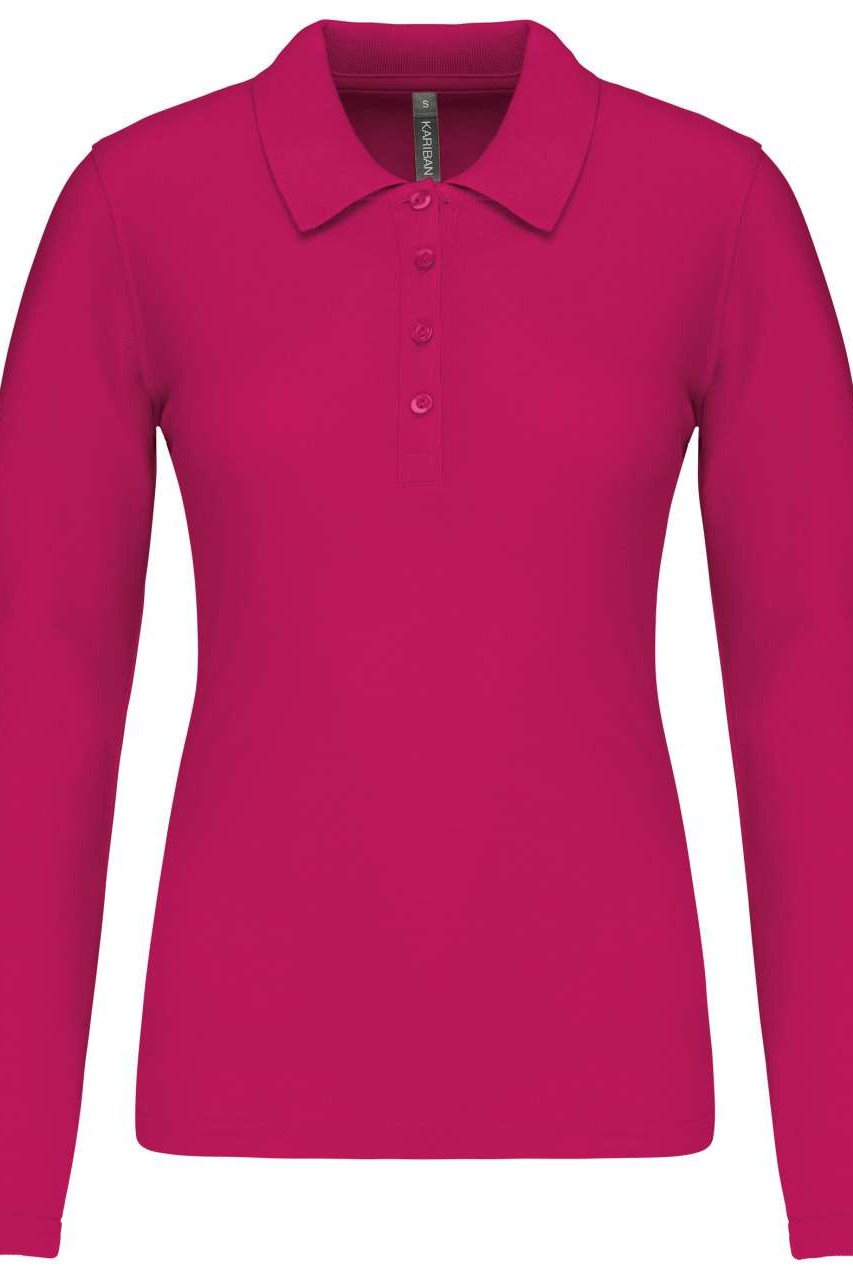 LADIES’ LONG-SLEEVED PIQUÉ POLO SHIRT