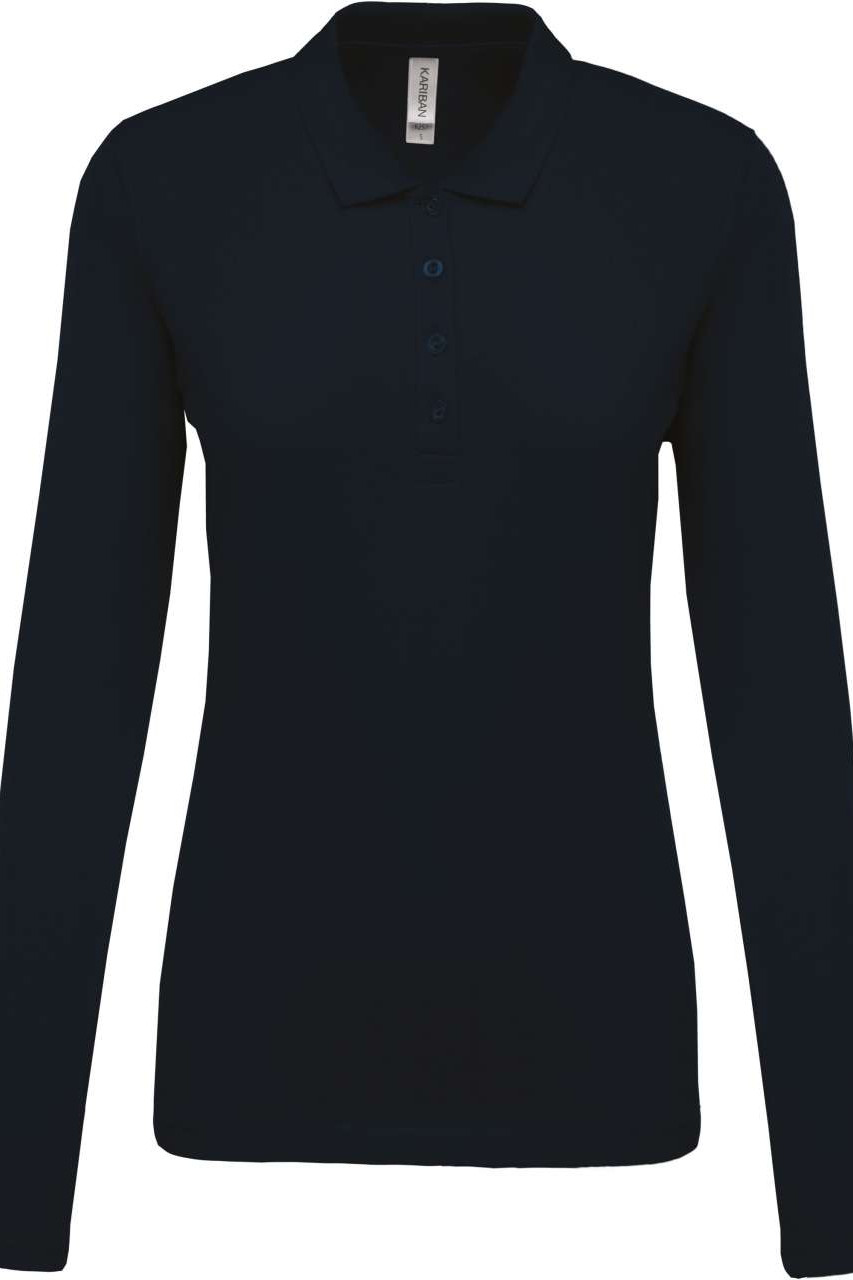 LADIES’ LONG-SLEEVED PIQUÉ POLO SHIRT