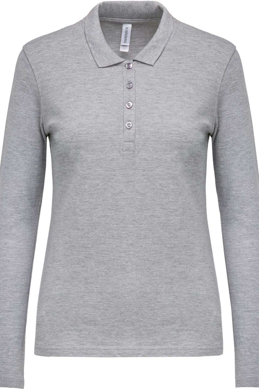 LADIES’ LONG-SLEEVED PIQUÉ POLO SHIRT